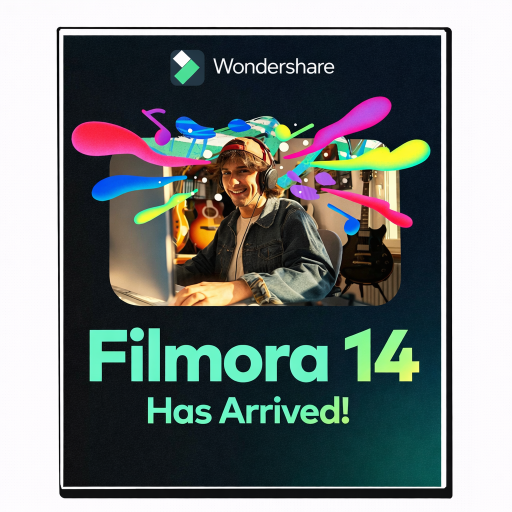 Wondershare Filmora 14 Video Editor PC – Lifetime License (1 Device)